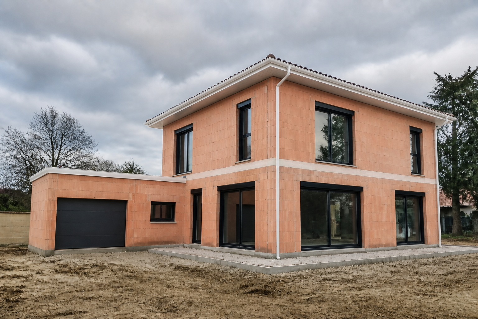 Maison en construction hors d’eau hors d’air